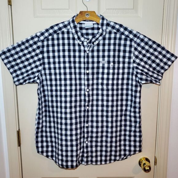 Columbia Men's Super Slack Tide Camp Short-Sleeve Shirt Size XL - Picture 1 of 12